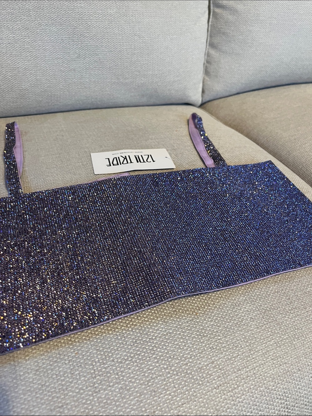 12th Tribe Purple Sparkle Sequin Cami Tank Size Small NWT - Picture 12 of 12
